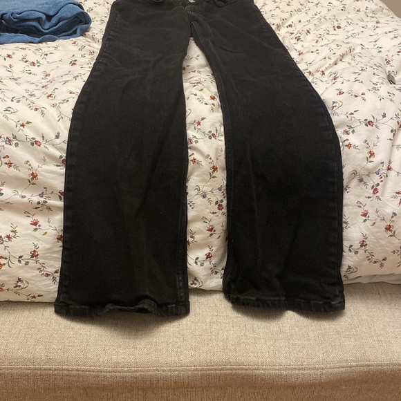 Zara full length black flare jeans - Picture 3 of 4